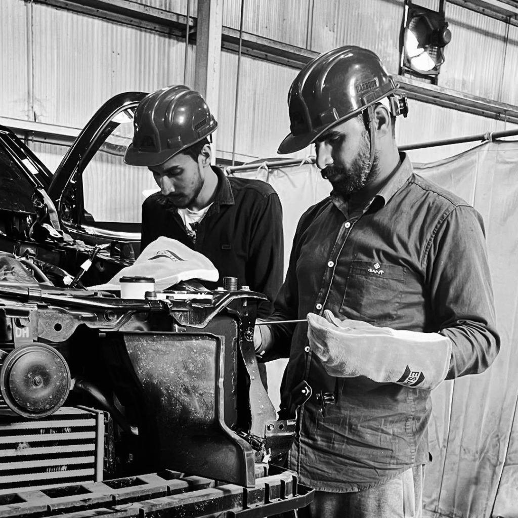 JCBL armouring technicians
