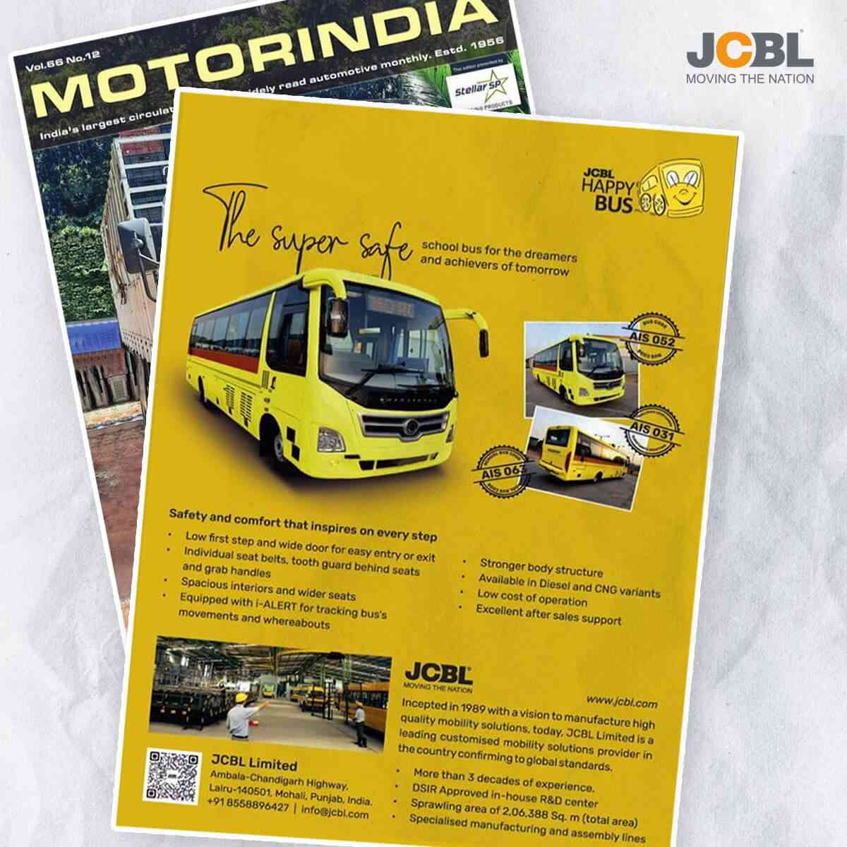 The super safe school bus MotorIndia Coverage -July Edition, 2022