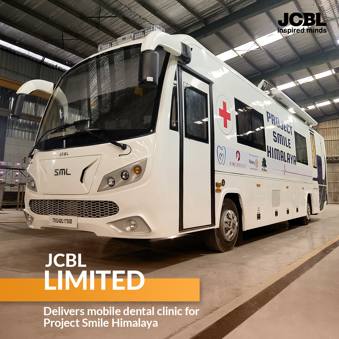 JCBL Limited delivers mobile dental clinic for project Smile Himalaya.